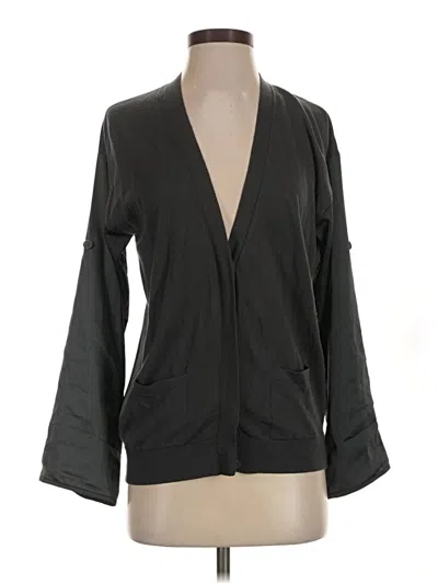 Pre-owned Ann Taylor Cardigan Sweater In Black
