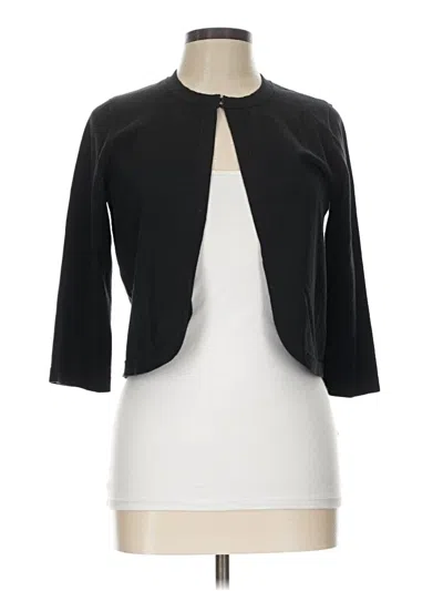 Pre-owned Ann Taylor Cardigan Sweater In Black