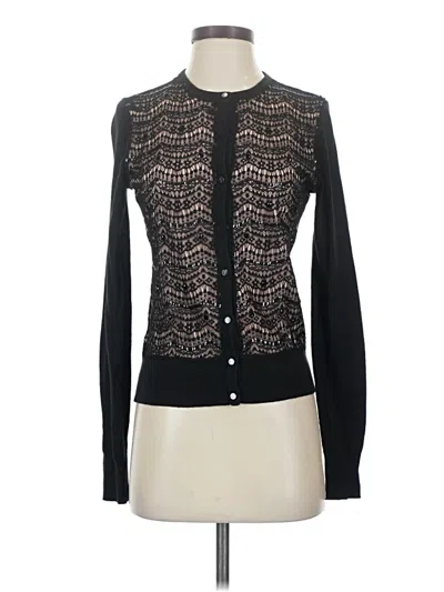 Ann Taylor Cardigan Sweater In Black
