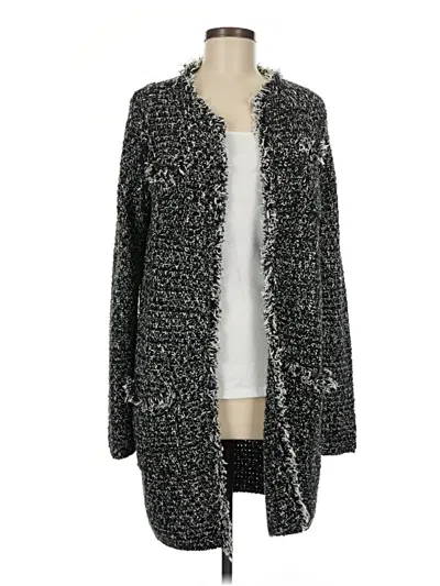 Pre-owned Ann Taylor Cardigan Sweater In Black
