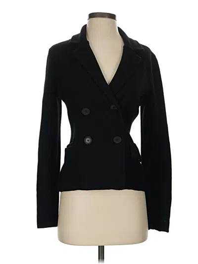 Pre-owned Ann Taylor Cardigan Sweater In Black