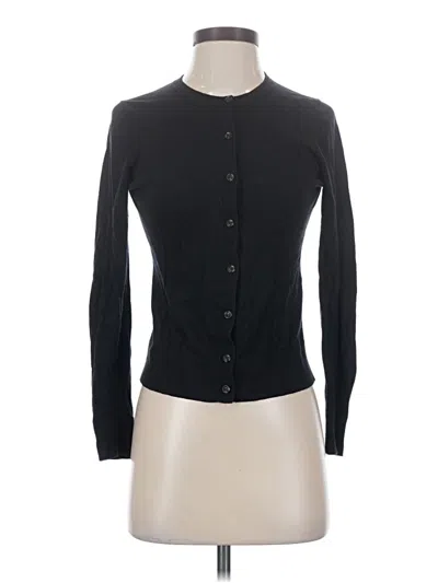 Pre-owned Ann Taylor Cardigan Sweater In Black