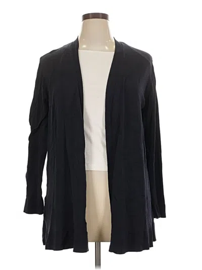 Pre-owned Ann Taylor Cardigan Sweater In Black