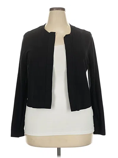 Pre-owned Ann Taylor Cardigan Sweater In Black