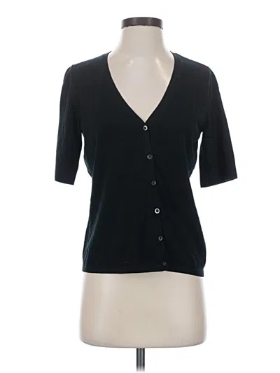 Pre-owned Ann Taylor Cardigan Sweater In Black