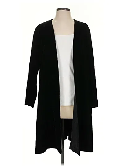 Pre-owned Ann Taylor Cardigan Sweater In Black