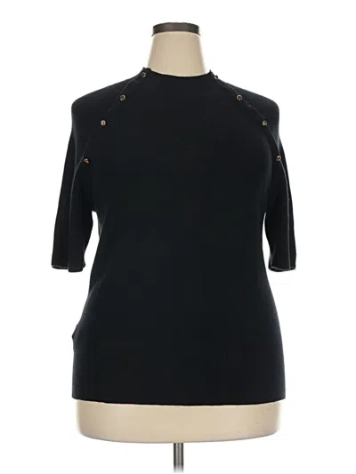 Pre-owned Ann Taylor Cardigan Sweater In Black