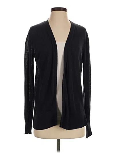 Pre-owned Ann Taylor Cardigan Sweater In Black
