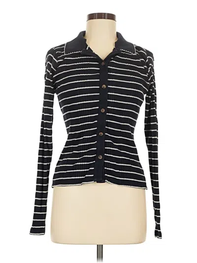 Pre-owned Ann Taylor Cardigan Sweater In Black