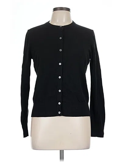 Pre-owned Ann Taylor Cardigan Sweater In Black