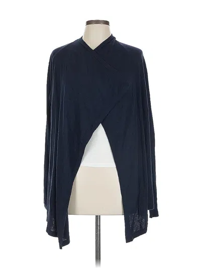 Pre-owned Ann Taylor Cardigan Sweater In Blue