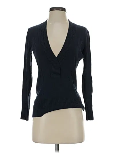 Pre-owned Ann Taylor Cardigan Sweater In Blue