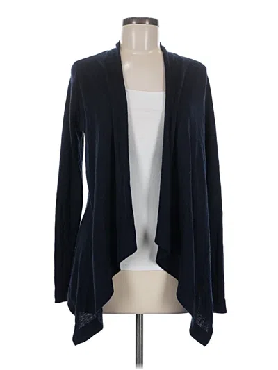 Pre-owned Ann Taylor Cardigan Sweater In Blue