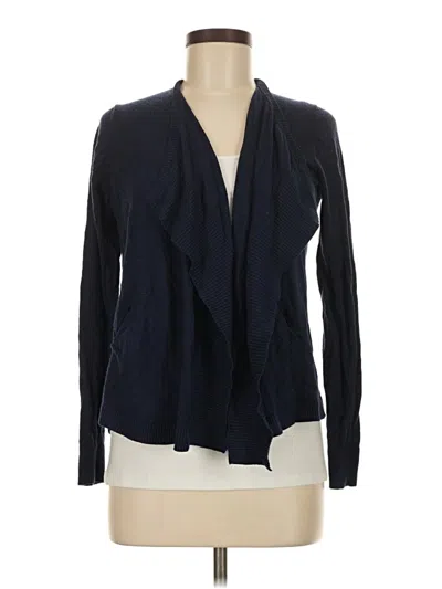 Pre-owned Ann Taylor Cardigan Sweater In Blue