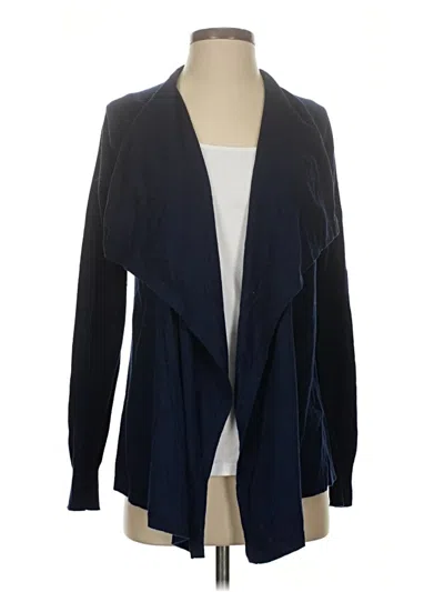 Pre-owned Ann Taylor Cardigan Sweater In Blue