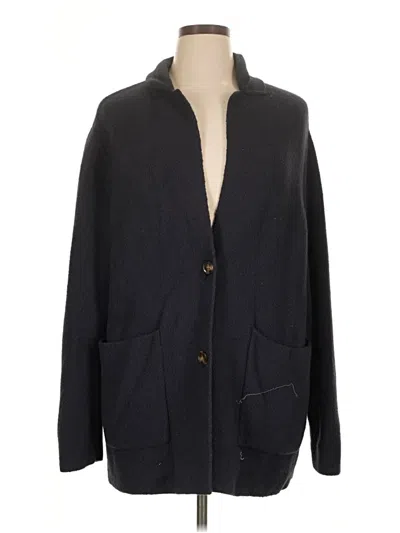 Pre-owned Ann Taylor Cardigan Sweater In Blue