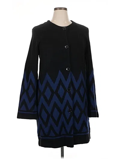 Pre-owned Ann Taylor Cardigan Sweater In Blue