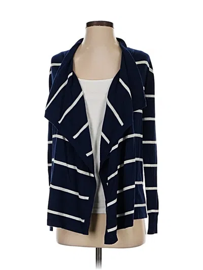 Pre-owned Ann Taylor Cardigan Sweater In Blue