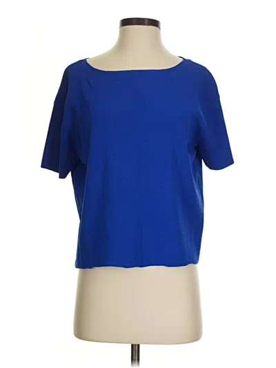 Pre-owned Ann Taylor Cardigan Sweater In Blue