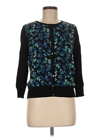 Pre-owned Ann Taylor Cardigan Sweater In Blue