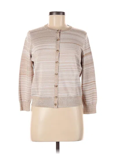 Pre-owned Ann Taylor Cardigan Sweater In Brown