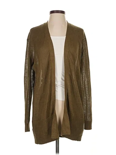 Pre-owned Ann Taylor Cardigan Sweater In Brown