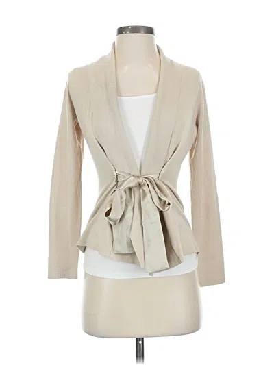 Pre-owned Ann Taylor Cardigan Sweater In Brown