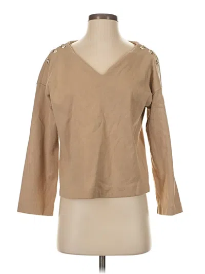 Pre-owned Ann Taylor Cardigan Sweater In Brown