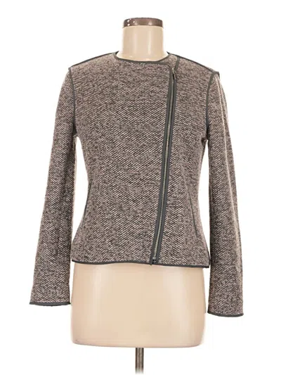 Pre-owned Ann Taylor Cardigan Sweater In Brown