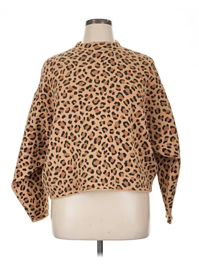 Pre-owned Ann Taylor Cardigan Sweater In Brown