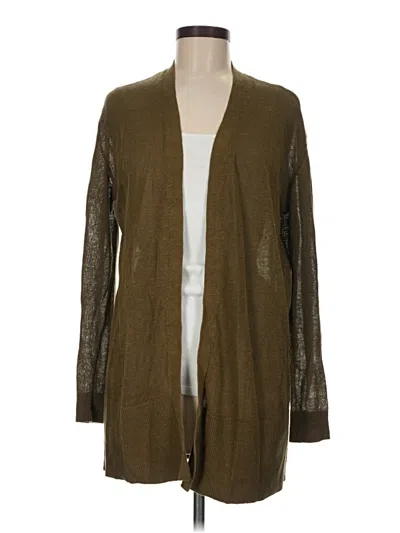 Pre-owned Ann Taylor Cardigan Sweater In Brown