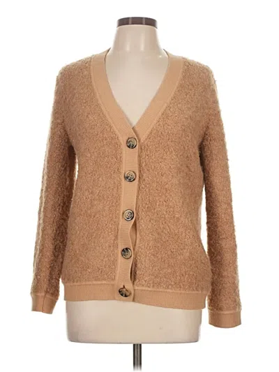 Pre-owned Ann Taylor Cardigan Sweater In Brown