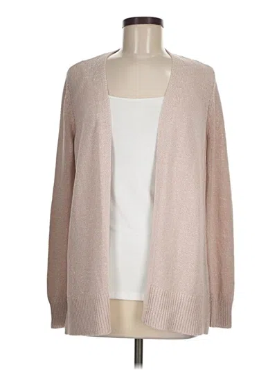 Pre-owned Ann Taylor Cardigan Sweater In Brown