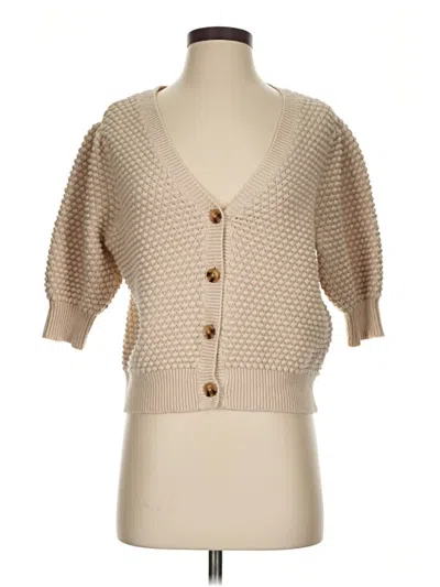 Pre-owned Ann Taylor Cardigan Sweater In Brown