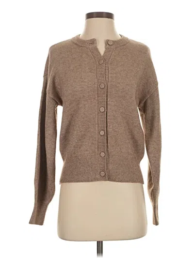 Pre-owned Ann Taylor Cardigan Sweater In Brown