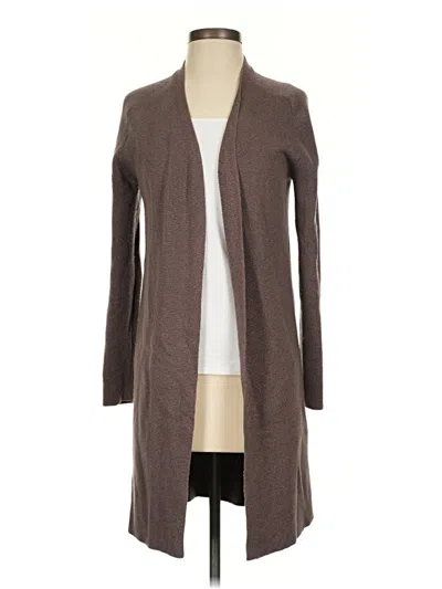 Pre-owned Ann Taylor Cardigan Sweater In Brown