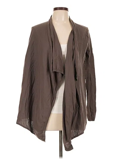 Pre-owned Ann Taylor Cardigan Sweater In Brown