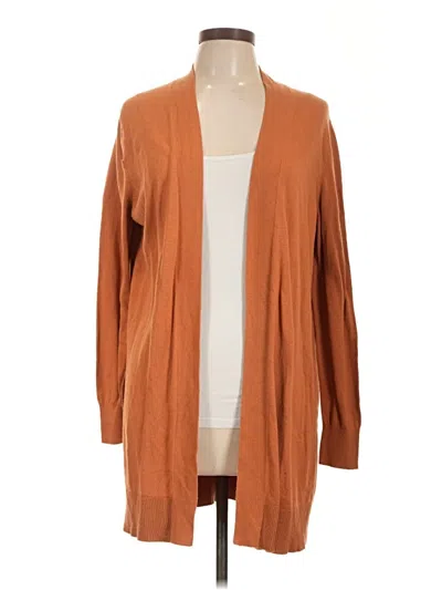 Pre-owned Ann Taylor Cardigan Sweater In Brown
