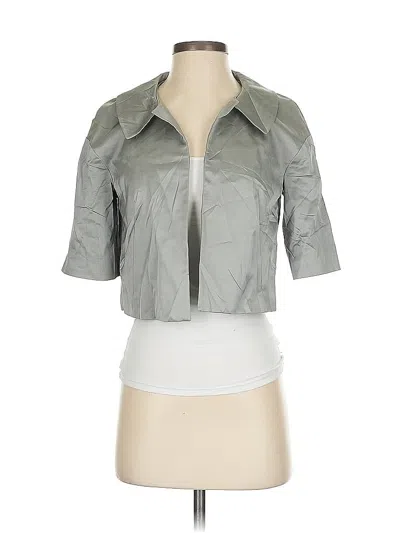 Pre-owned Ann Taylor Cardigan Sweater In Gray