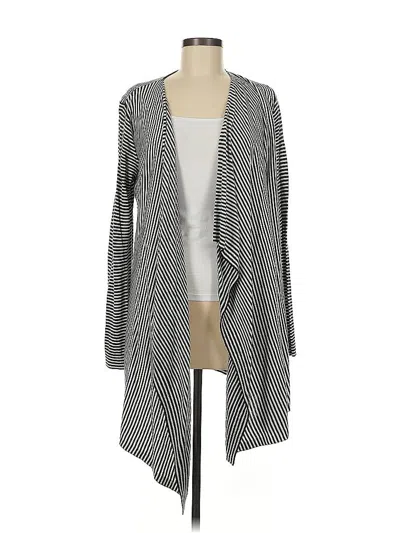 Pre-owned Ann Taylor Cardigan Sweater In Gray