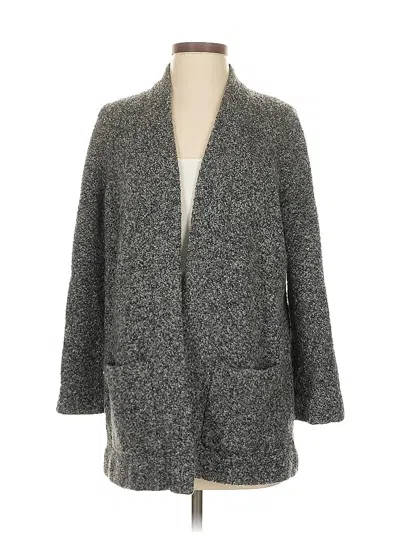 Pre-owned Ann Taylor Cardigan Sweater In Gray