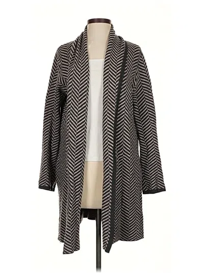 Pre-owned Ann Taylor Cardigan Sweater In Gray