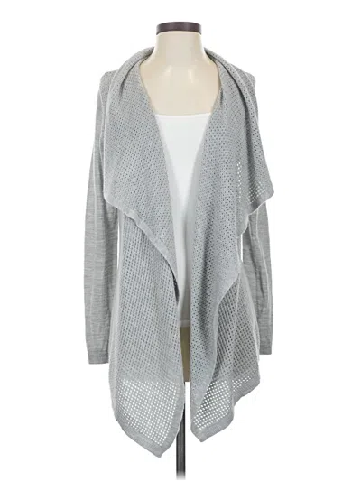 Pre-owned Ann Taylor Cardigan Sweater In Gray