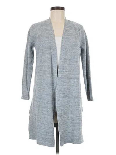 Pre-owned Ann Taylor Cardigan Sweater In Gray