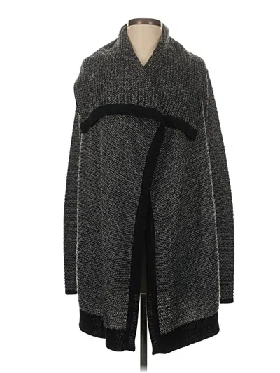 Pre-owned Ann Taylor Cardigan Sweater In Gray