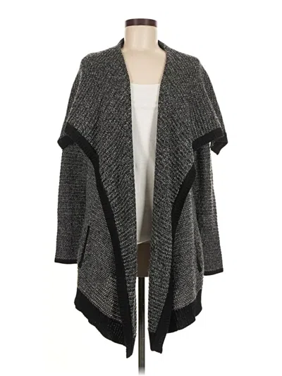 Pre-owned Ann Taylor Cardigan Sweater In Gray