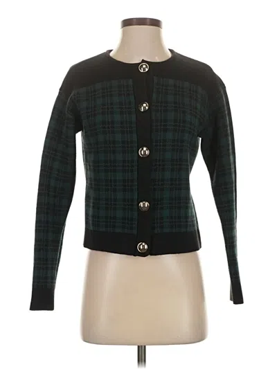 Pre-owned Ann Taylor Cardigan Sweater In Green