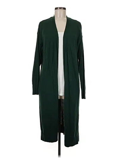 Pre-owned Ann Taylor Cardigan Sweater In Green