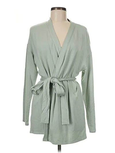 Pre-owned Ann Taylor Cardigan Sweater In Green