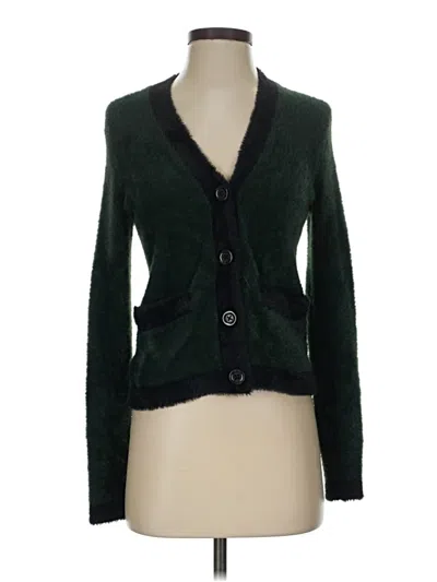 Pre-owned Ann Taylor Cardigan Sweater In Green